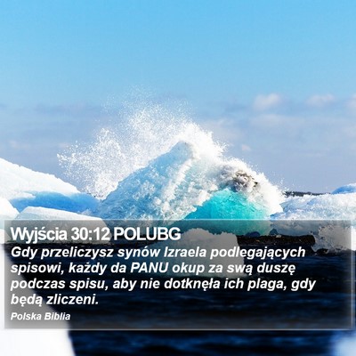 Wyjścia 30:12 POLUBG Bible Verse Image
