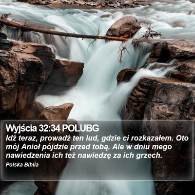 Wyjścia 32:34 POLUBG Bible Verse Image