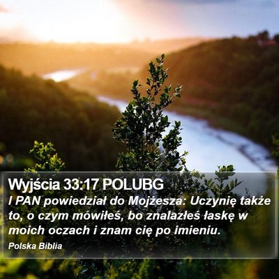 Wyjścia 33:17 POLUBG Bible Verse Image