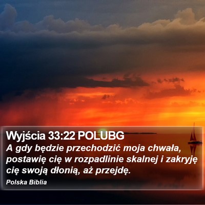 Wyjścia 33:22 POLUBG Bible Verse Image