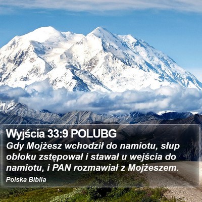 Wyjścia 33:9 POLUBG Bible Verse Image