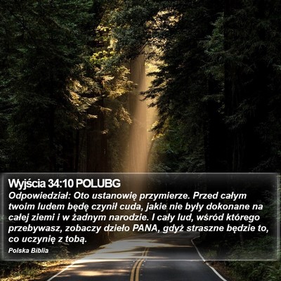 Wyjścia 34:10 POLUBG Bible Verse Image
