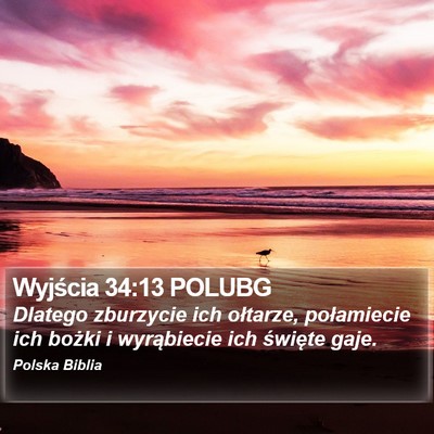 Wyjścia 34:13 POLUBG Bible Verse Image