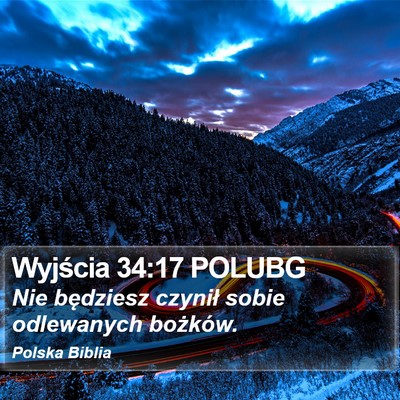 Wyjścia 34:17 POLUBG Bible Verse Image