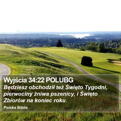 Wyjścia 34:22 POLUBG Bible Verse Image
