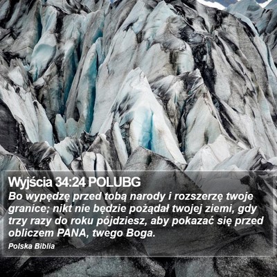 Wyjścia 34:24 POLUBG Bible Verse Image