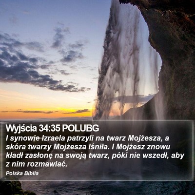 Wyjścia 34:35 POLUBG Bible Verse Image