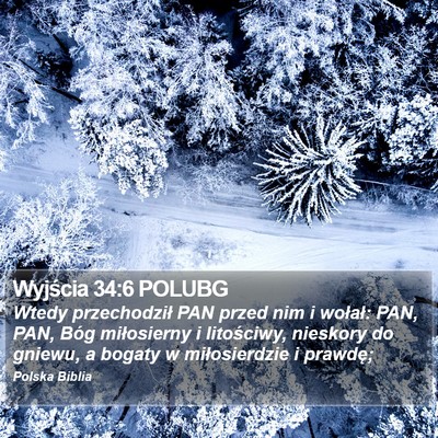 Wyjścia 34:6 POLUBG Bible Verse Image