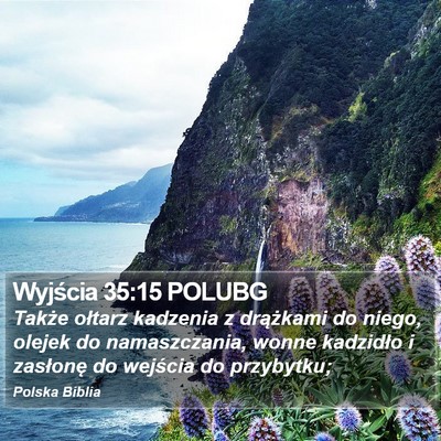 Wyjścia 35:15 POLUBG Bible Verse Image