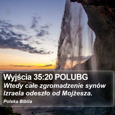 Wyjścia 35:20 POLUBG Bible Verse Image