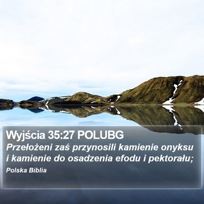 Wyjścia 35:27 POLUBG Bible Verse Image