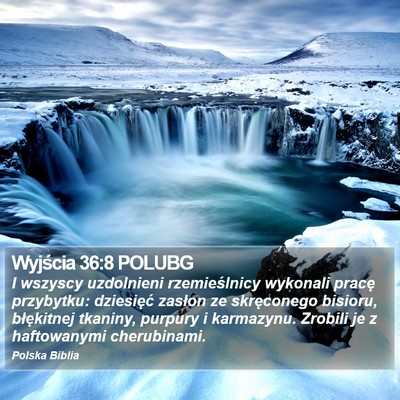 Wyjścia 36:8 POLUBG Bible Verse Image