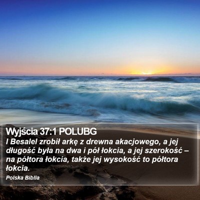 Wyjścia 37:1 POLUBG Bible Verse Image
