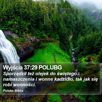 Wyjścia 37:29 POLUBG Bible Verse Image
