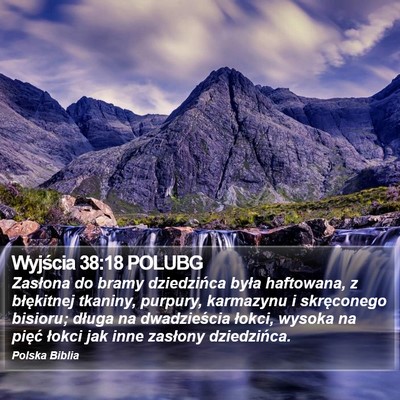 Wyjścia 38:18 POLUBG Bible Verse Image