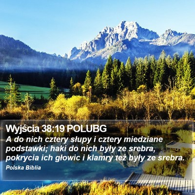 Wyjścia 38:19 POLUBG Bible Verse Image