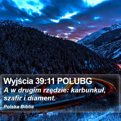 Wyjścia 39:11 POLUBG Bible Verse Image
