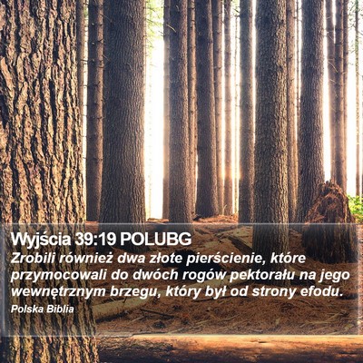 Wyjścia 39:19 POLUBG Bible Verse Image