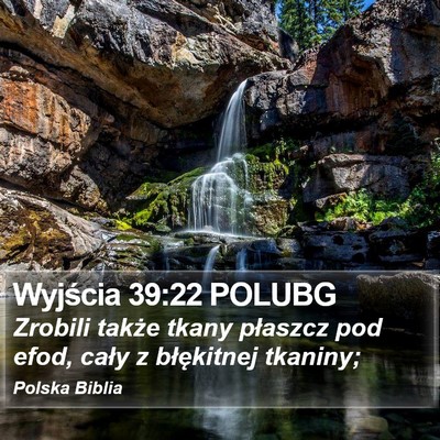 Wyjścia 39:22 POLUBG Bible Verse Image