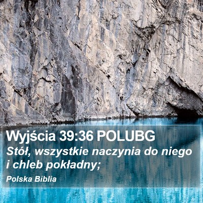 Wyjścia 39:36 POLUBG Bible Verse Image