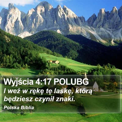 Wyjścia 4:17 POLUBG Bible Verse Image