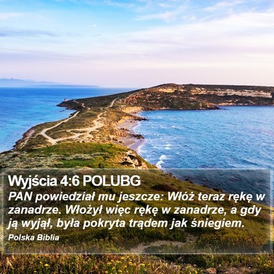 Wyjścia 4:6 POLUBG Bible Verse Image