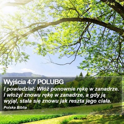 Wyjścia 4:7 POLUBG Bible Verse Image