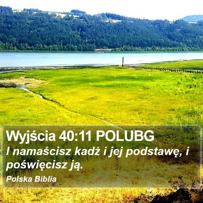 Wyjścia 40:11 POLUBG Bible Verse Image
