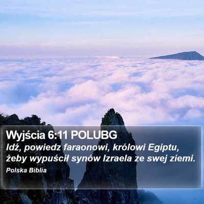 Wyjścia 6:11 POLUBG Bible Verse Image