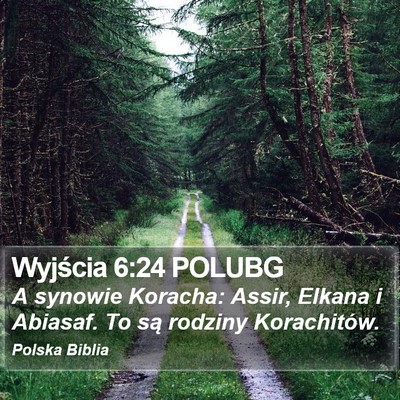 Wyjścia 6:24 POLUBG Bible Verse Image