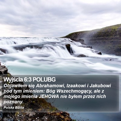 Wyjścia 6:3 POLUBG Bible Verse Image