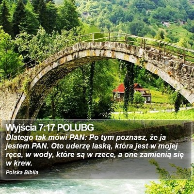 Wyjścia 7:17 POLUBG Bible Verse Image