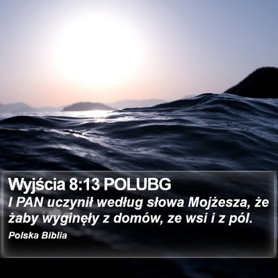 Wyjścia 8:13 POLUBG Bible Verse Image