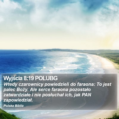 Wyjścia 8:19 POLUBG Bible Verse Image