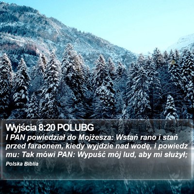 Wyjścia 8:20 POLUBG Bible Verse Image