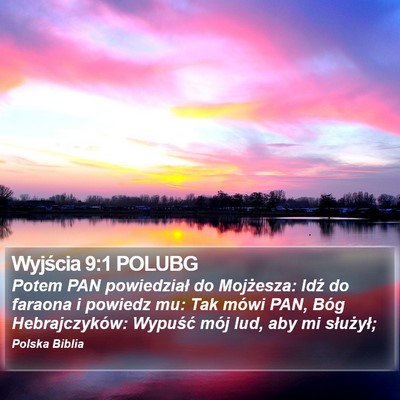 Wyjścia 9:1 POLUBG Bible Verse Image