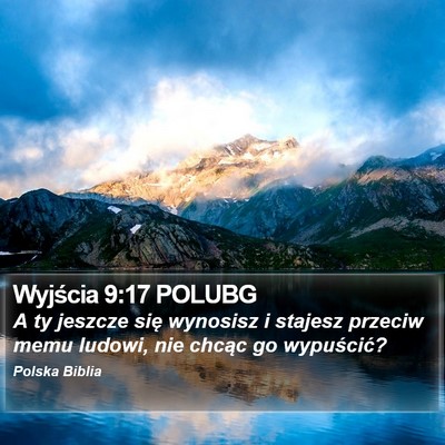 Wyjścia 9:17 POLUBG Bible Verse Image