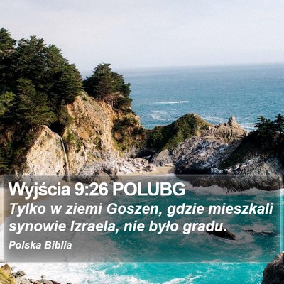 Wyjścia 9:26 POLUBG Bible Verse Image