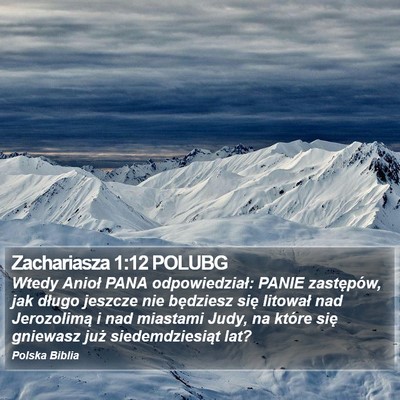 Zachariasza 1:12 POLUBG Bible Verse Image