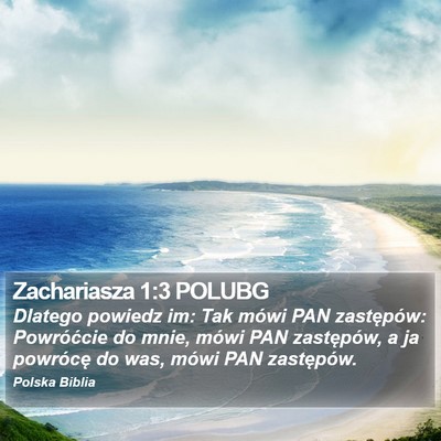 Zachariasza 1:3 POLUBG Bible Verse Image
