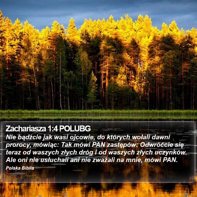 Zachariasza 1:4 POLUBG Bible Verse Image