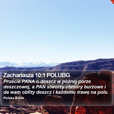 Zachariasza 10:1 POLUBG Bible Verse Image