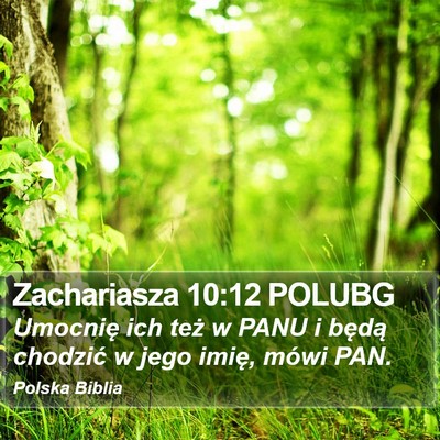 Zachariasza 10:12 POLUBG Bible Verse Image