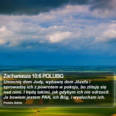 Zachariasza 10:6 POLUBG Bible Verse Image