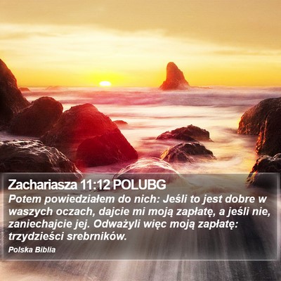 Zachariasza 11:12 POLUBG Bible Verse Image