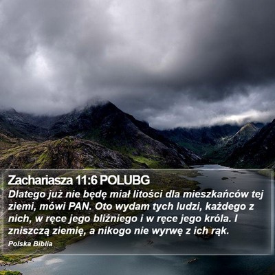 Zachariasza 11:6 POLUBG Bible Verse Image