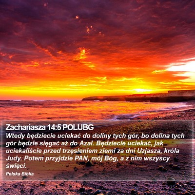 Zachariasza 14:5 POLUBG Bible Verse Image