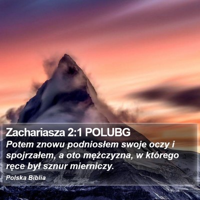 Zachariasza 2:1 POLUBG Bible Verse Image