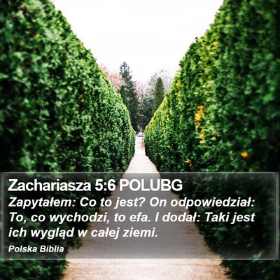 Zachariasza 5:6 POLUBG Bible Verse Image