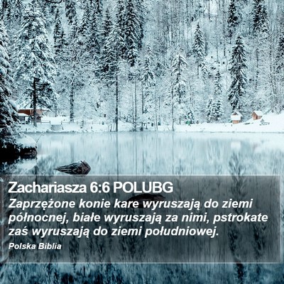 Zachariasza 6:6 POLUBG Bible Verse Image